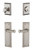 Grandeur Hardware - Fifth Avenue Plate with Georgetown Lever and matching Deadbolt in Satin Nickel - FAVGEO - 835486