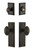 Grandeur Hardware - Fifth Avenue Plate with Grande Victorian Knob and matching Deadbolt in Timeless Bronze - FAVGVC - 802244