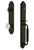 Grandeur Hardware - Arc One-Piece Handleset with C Grip and Bordeaux Knob in Timeless Bronze - ARCCGRBOR - 841854