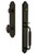 Grandeur Hardware - Arc One-Piece Handleset with C Grip and Eden Prairie Knob in Timeless Bronze - ARCCGREDN - 841956