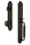 Grandeur Hardware - Arc One-Piece Handleset with C Grip and Fifth Avenue Knob in Timeless Bronze - ARCCGRFAV - 841976