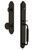 Grandeur Hardware - Arc One-Piece Handleset with C Grip and Soleil Knob in Timeless Bronze - ARCCGRSOL - 842094