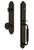 Grandeur Hardware - Arc One-Piece Dummy Handleset with C Grip and Soleil Knob in Timeless Bronze - ARCCGRSOL - 848735