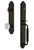 Grandeur Hardware - Arc One-Piece Handleset with C Grip and Versailles Knob in Timeless Bronze - ARCCGRVER - 842113