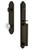 Grandeur Hardware - Arc One-Piece Handleset with D Grip and Bordeaux Knob in Timeless Bronze - ARCDGRBOR - 843631