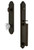 Grandeur Hardware - Arc One-Piece Handleset with D Grip and Chambord Knob in Timeless Bronze - ARCDGRCHM - 843810