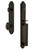 Grandeur Hardware - Arc One-Piece Dummy Handleset with D Grip and Eden Prairie Knob in Timeless Bronze - ARCDGREDN - 848562