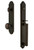 Grandeur Hardware - Arc One-Piece Handleset with D Grip and Fifth Avenue Knob in Timeless Bronze - ARCDGRFAV - 843991