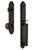 Grandeur Hardware - Arc One-Piece Handleset with D Grip and Fifth Avenue Knob in Timeless Bronze - ARCDGRFAV - 843993