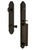 Grandeur Hardware - Arc One-Piece Handleset with D Grip and Georgetown Lever in Timeless Bronze - ARCDGRGEO - 846868