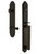 Grandeur Hardware - Arc One-Piece Handleset with D Grip and Georgetown Lever in Timeless Bronze - ARCDGRGEO - 846873
