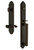 Grandeur Hardware - Arc One-Piece Handleset with D Grip and Portofino Lever in Timeless Bronze - ARCDGRPRT - 847111