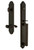 Grandeur Hardware - Arc One-Piece Dummy Handleset with D Grip and Portofino Lever in Timeless Bronze - ARCDGRPRT - 849833