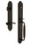 Grandeur Hardware - Arc One-Piece Handleset with F Grip and Bellagio Lever in Timeless Bronze - ARCFGRBEL - 846739