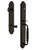 Grandeur Hardware - Arc One-Piece Dummy Handleset with F Grip and Georgetown Lever in Timeless Bronze - ARCFGRGEO - 849758