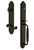 Grandeur Hardware - Arc One-Piece Dummy Handleset with F Grip and Newport Lever in Timeless Bronze - ARCFGRNEW - 849794