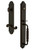 Grandeur Hardware - Arc One-Piece Dummy Handleset with F Grip and Newport Lever in Timeless Bronze - ARCFGRNEW - 849798