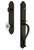 Grandeur Hardware - Arc One-Piece Handleset with S Grip and Burgundy Knob in Timeless Bronze - ARCSGRBUR - 843759