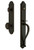 Grandeur Hardware - Arc One-Piece Handleset with S Grip and Circulaire Knob in Timeless Bronze - ARCSGRCIR - 843878