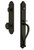 Grandeur Hardware - Arc One-Piece Dummy Handleset with S Grip and Circulaire Knob in Timeless Bronze - ARCSGRCIR - 848533