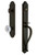 Grandeur Hardware - Arc One-Piece Dummy Handleset with S Grip and Fontainebleau Knob in Timeless Bronze - ARCSGRFON - 848608