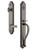 Grandeur Hardware - Arc One-Piece Handleset with S Grip and Georgetown Lever in Antique Pewter - ARCSGRGEO - 846792