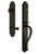 Grandeur Hardware - Arc One-Piece Dummy Handleset with S Grip and Georgetown Lever in Timeless Bronze - ARCSGRGEO - 849755