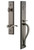 Grandeur Hardware - Carre One-Piece Handleset with S Grip and Bellagio Lever in Antique Pewter - CARSGRBEL - 847155