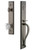 Grandeur Hardware - Carre One-Piece Handleset with S Grip and Chambord Knob in Antique Pewter - CARSGRCHM - 844870