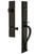 Grandeur Hardware - Carre One-Piece Handleset with S Grip and Georgetown Lever in Timeless Bronze - CARSGRGEO - 847318