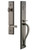 Grandeur Hardware - Carre One-Piece Dummy Handleset with S Grip and Georgetown Lever in Antique Pewter - CARSGRGEO - 849895