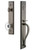 Grandeur Hardware - Carre One-Piece Dummy Handleset with S Grip and Provence Knob in Antique Pewter - CARSGRPRO - 849143