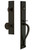 Grandeur Hardware - Carre One-Piece Handleset with S Grip and Soleil Knob in Timeless Bronze - CARSGRSOL - 845437