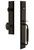 Grandeur Hardware - Fifth Avenue One-Piece Handleset with C Grip and Grande Victorian Knob in Timeless Bronze - FAVCGRGVC - 842730