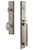 Grandeur Hardware - Fifth Avenue One-Piece Handleset with D Grip and Eden Prairie Knob in Satin Nickel - FAVDGREDN - 846086