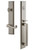 Grandeur Hardware - Fifth Avenue One-Piece Handleset with D Grip and Newport Lever in Satin Nickel - FAVDGRNEW - 847905