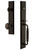 Grandeur Hardware - Fifth Avenue One-Piece Handleset with F Grip and Fifth Avenue Knob in Timeless Bronze - FAVFGRFAV - 846160