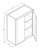 GHI Cabinetry Stone Harbor Gray - GW3642SHG