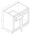 GHI Cabinetry Stone Harbor Gray - GBBC42-45SHG