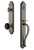 Grandeur Arc One-Piece Handleset with S Grip and Lyon Knob in Antique Pewter - ARCSGRLYO - 852176