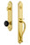 Grandeur Arc One-Piece Handleset with S Grip and Lyon Knob in Lifetime Brass - ARCSGRLYO - 852181