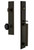 Grandeur Carre One-Piece Handleset with D Grip and Lyon Knob in Timeless Bronze - CARDGRLYO - 852219