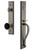 Grandeur Carre One-Piece Handleset with S Grip and Coventry Knob in Antique Pewter - CARSGRCOV - 854403