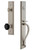 Grandeur Carre One-Piece Handleset with S Grip and Lyon Knob in Satin Nickel - CARSGRLYO - 852258