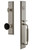Grandeur Fifth Avenue One-Piece Handleset with C Grip and Coventry Knob in Satin Nickel - FAVCGRCOV - 854426