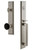 Grandeur Fifth Avenue One-Piece Handleset with D Grip and Coventry Knob in Satin Nickel - FAVDGRCOV - 854446