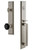 Grandeur Fifth Avenue One-Piece Handleset with D Grip and Lyon Knob in Satin Nickel - FAVDGRLYO - 852298