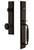 Grandeur Fifth Avenue One-Piece Handleset with F Grip and Lyon Knob in Timeless Bronze - FAVFGRLYO - 852323