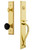 Grandeur Fifth Avenue One-Piece Handleset with S Grip and Coventry Knob in Lifetime Brass - FAVSGRCOV - 854485