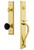 Grandeur Fifth Avenue One-Piece Handleset with S Grip and Coventry Knob in Lifetime Brass - FAVSGRCOV - 854484